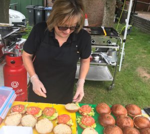 Gourmet Gorillas preparing at Wixford