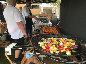 Wedding catering at Bordesley Park