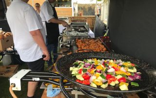 Wedding catering at Bordesley Park