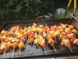 Gourmet Gorillas Vegetable kebabs