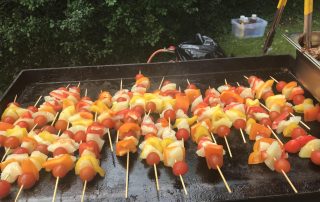 Gourmet Gorillas Vegetable kebabs